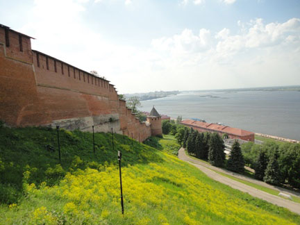 Фортечна стіна Нижегородського Кремля