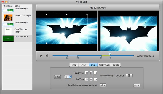 Aimersoft DVD creator для Mac постачає кілька шаблонів меню вам або ви також можете імпортувати спеціальні фонові зображення для створення персоналізованого меню