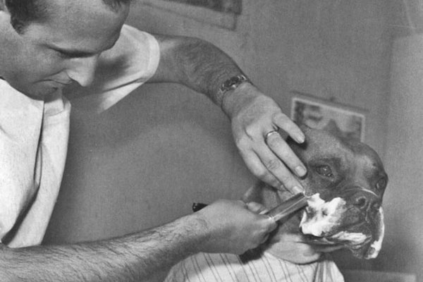Фотографія з собакою в перукарні (1961)