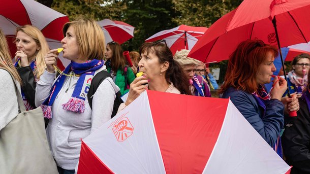22 вересня 2018, 19:04 Переглядів:   Антиурядовий мітинг у Польщі
