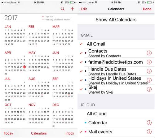 За винятком синхронізації календаря Goole з iPhone, якщо ви також використовуєте Outlook, вам можуть знадобитися посібники щодо синхронізації календаря Outlook з iPhone, перевірте його, якщо це необхідно