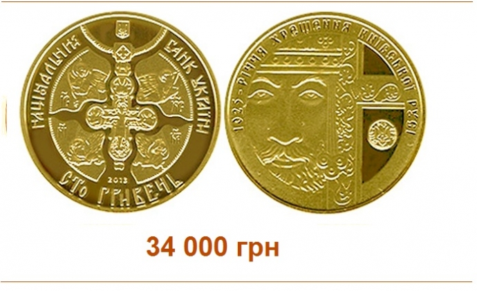 колекційні золоті монети України